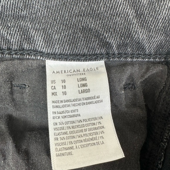 American Eagle Outfitters Mom Jeans 10 Long - Picture 5 of 5